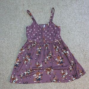 Floral short summer dress